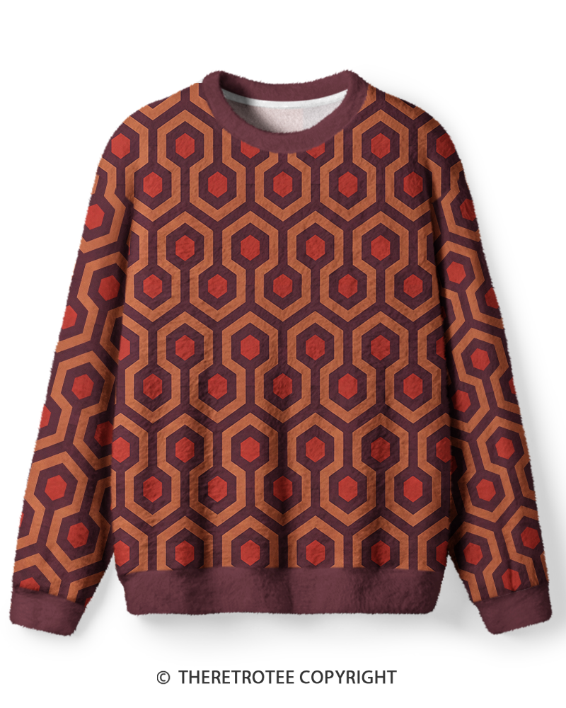 TheRetroTee Vintage 1960s Mod Geometric Sweater