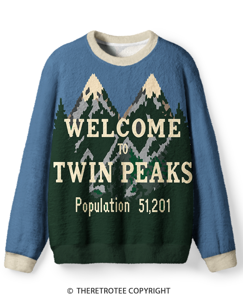 TheRetroTee Vintage 1990s Evergreen Mountain Town Sweater