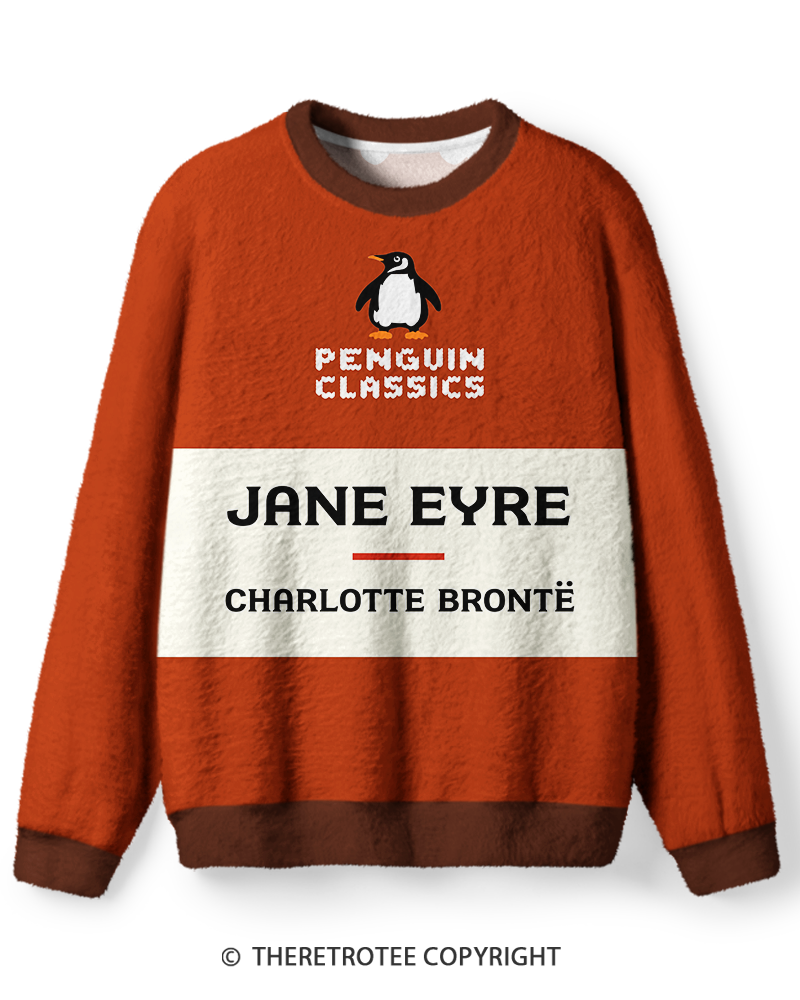TheRetroTee Vintage 1840s Free Spirit Literary Sweater