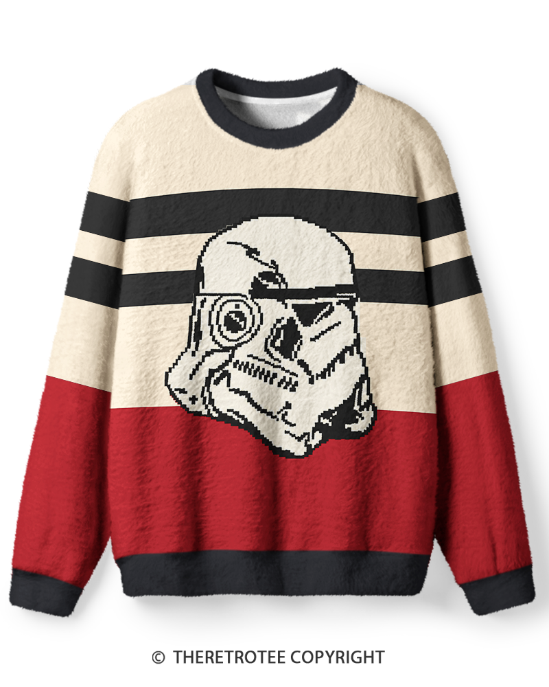 TheRetroTee Vintage 1970s Retro Space Guard Sweater