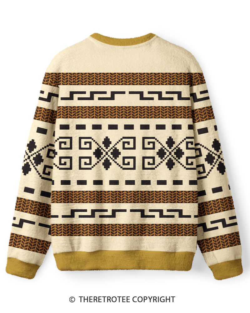 TheRetroTee Vintage 1970s Western Geometric Sweater