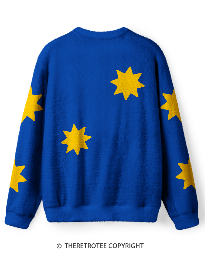 TheRetroTee Vintage 1960s Space Age Rocket Sweater