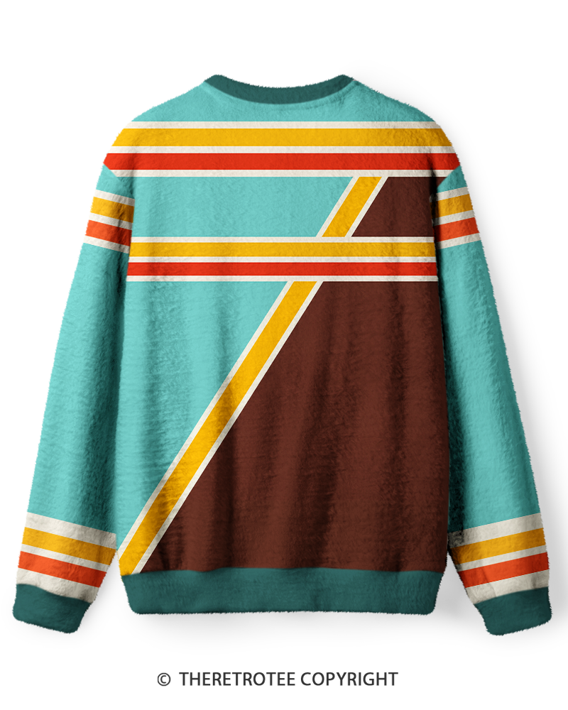 TheRetroTee Vintage 1976 Retro Sport Graphic Sweater