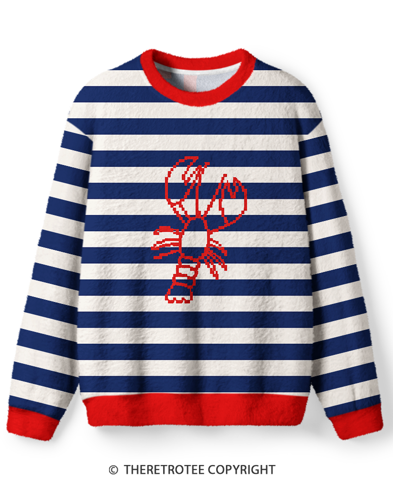 TheRetroTee Pixel Lobster Sweater