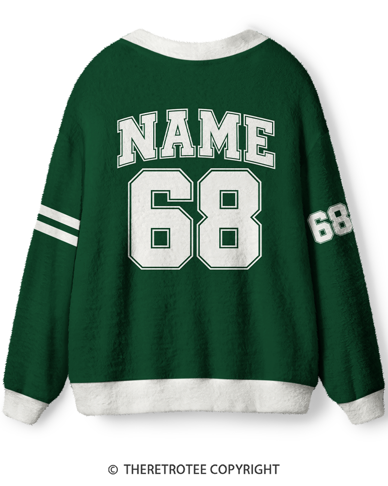 TheRetroTee Vintage Custom Campus Heritage Unisex Cardigan Sweater