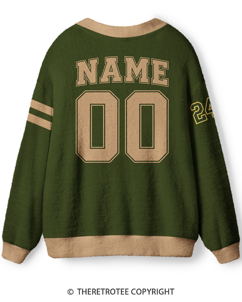 TheRetroTee Vintage Custom Campus Heritage Unisex Cardigan Sweater