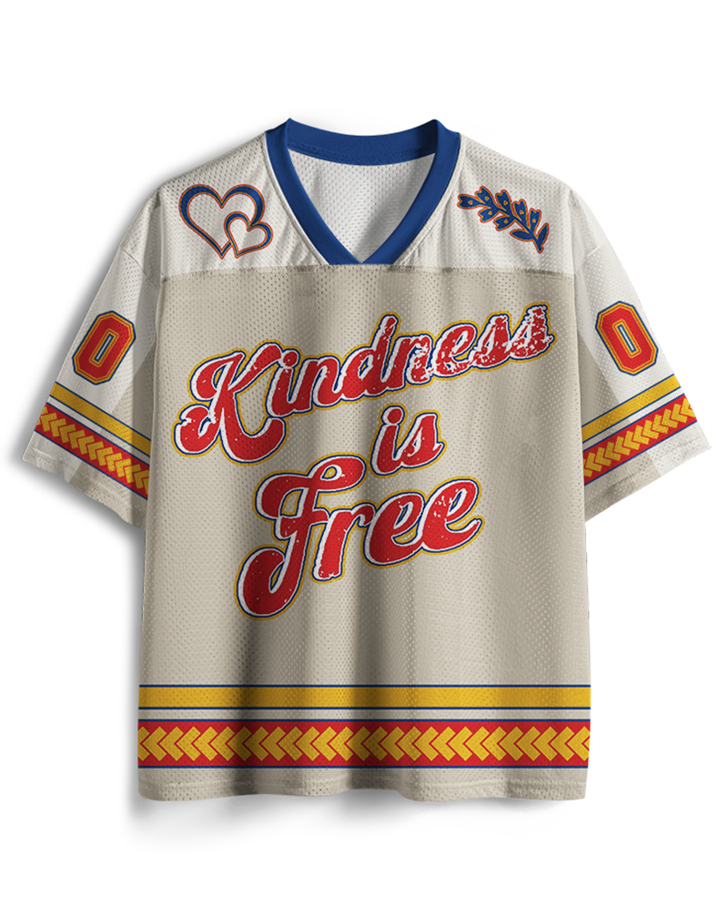 TheRetroTee Be Kind 1960s Mesh Jersey