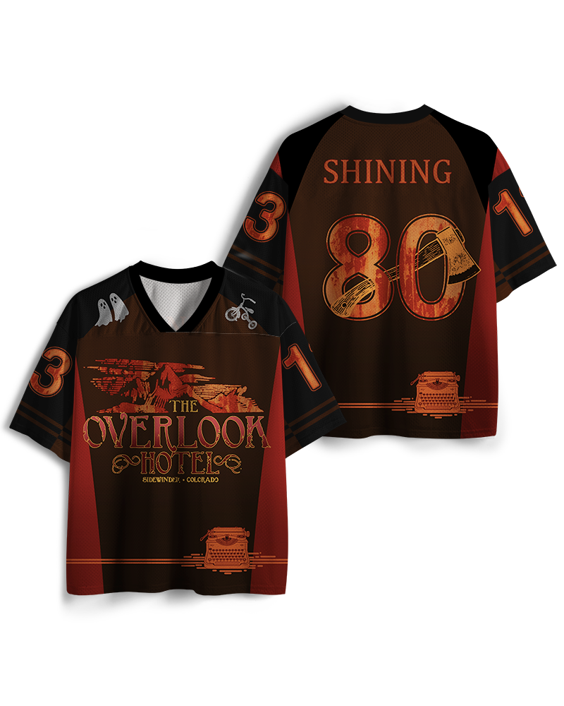 TheRetroTee The Overlook Hotel 1980s Mesh Jersey