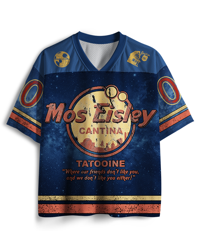 TheRetroTee Mos Eisley Cantina Tatooine 1970s Mesh Jersey