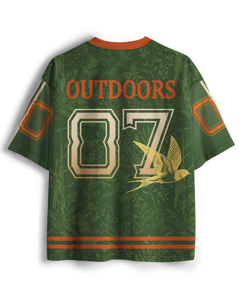 TheRetroTee Nature & Shit 1970s Mesh Jersey