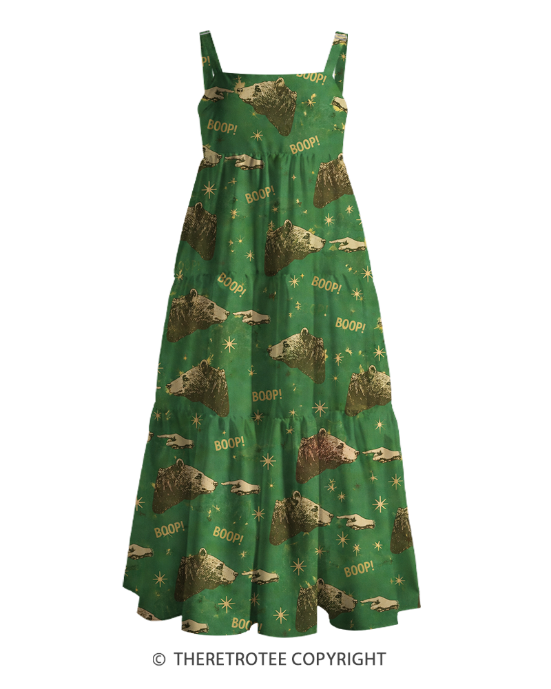 TheRetroTee ——  Vintage Straps Maxi Dress