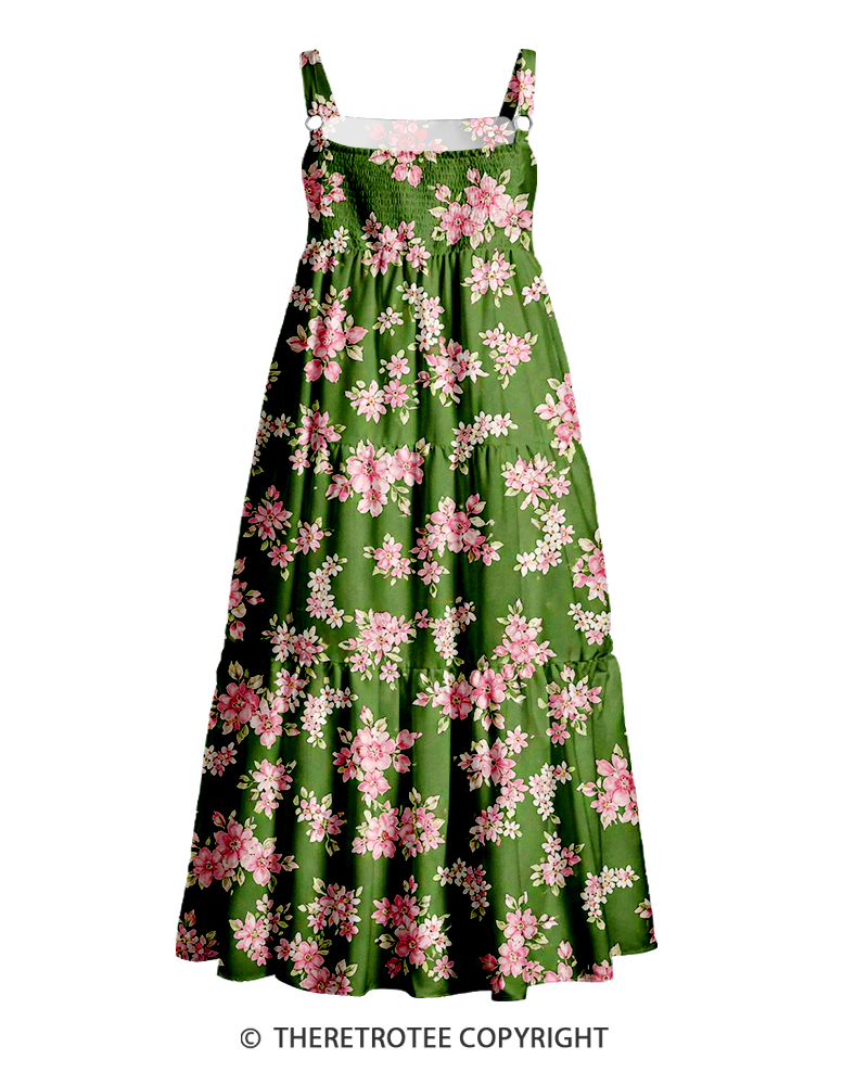 TheRetroTee ——  Vintage Straps Maxi Dress