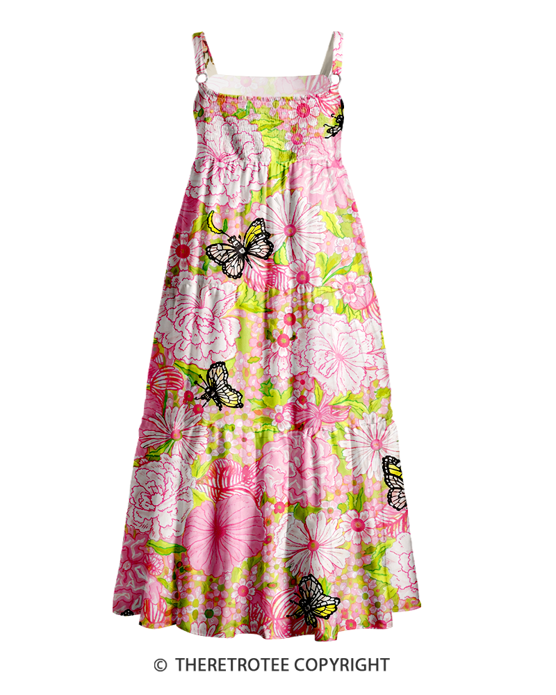 TheRetroTee ——  Vintage Straps Maxi Dress