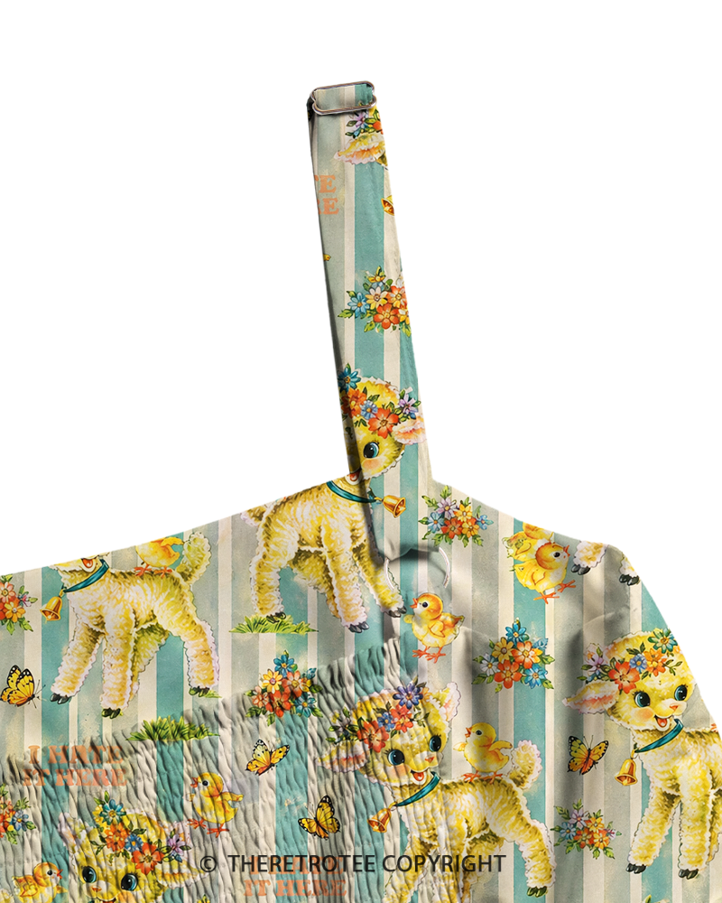 TheRetroTee ——  Vintage Straps Maxi Dress