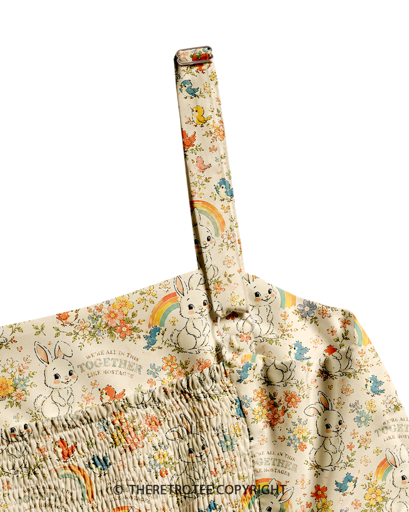 TheRetroTee ——  Vintage Straps Maxi Dress