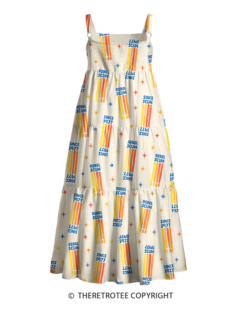 TheRetroTee ——  Vintage Straps Maxi Dress