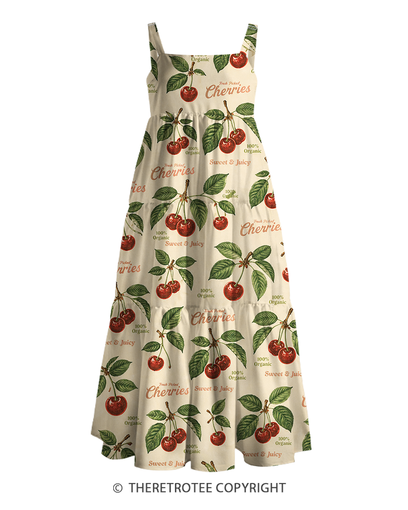 TheRetroTee ——  Vintage Straps Maxi Dress