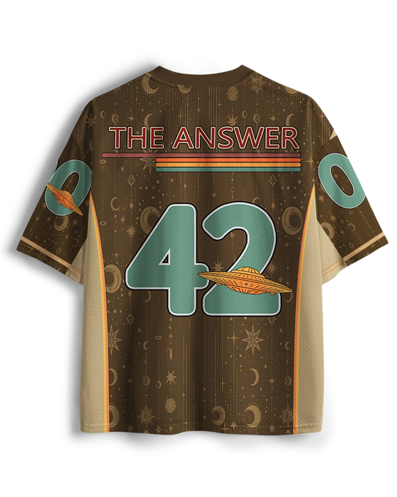 TheRetroTee The Meaning of Life Mesh Jersey