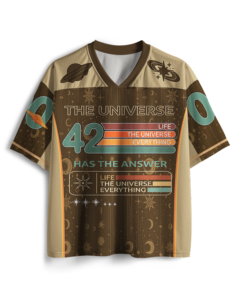 TheRetroTee The Meaning of Life Mesh Jersey