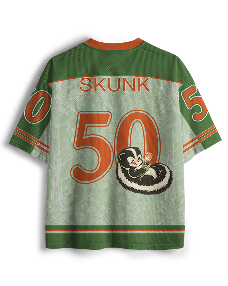 TheRetroTee Im a Little Stinker 1950s Mesh Jersey