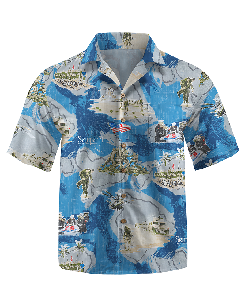 MARINES SEMPER FI FUNNY Hawaiian Shirt