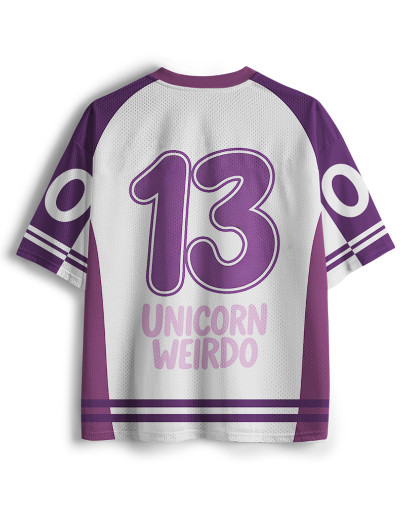 TheRetroTee Stay Weird Mesh Jersey