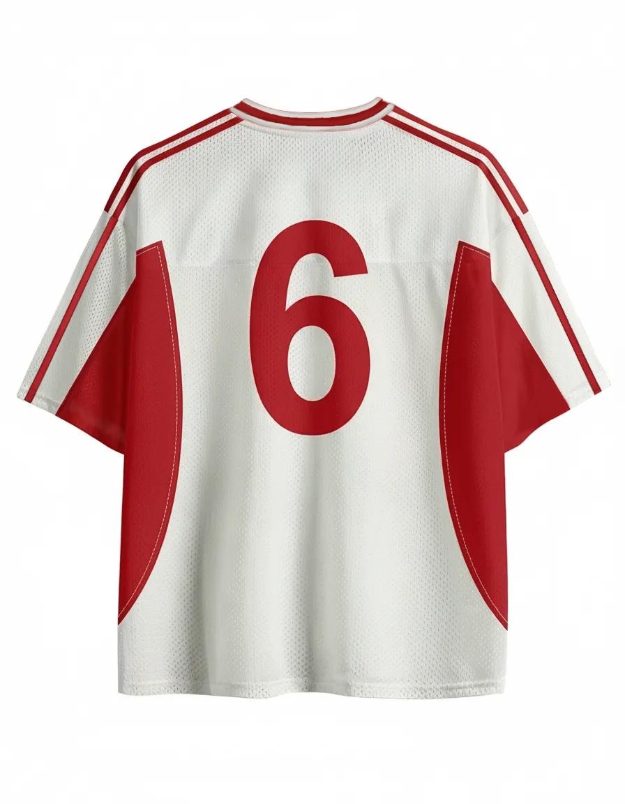 TheRetroTee Vintage #6 Soccer Mesh Jersey