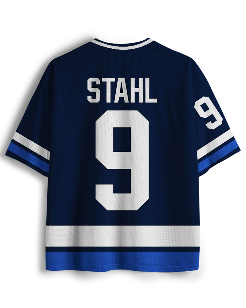 TheRetroTee 1970s Movie-Inspired Island Hockey #9 Mesh Jersey