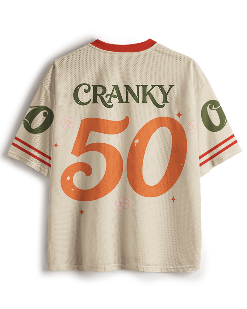 TheRetroTee Always Filled With Rage 1950s Mesh Jersey