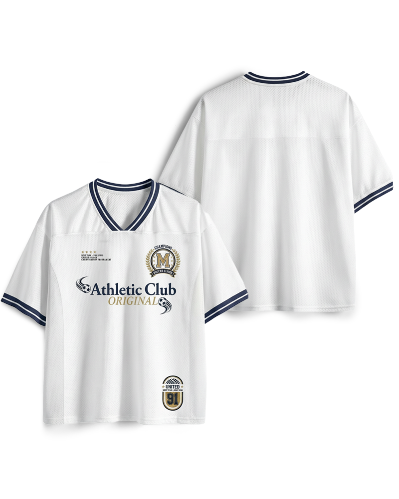TheRetroTee Game On Sports Club Mesh Jersey