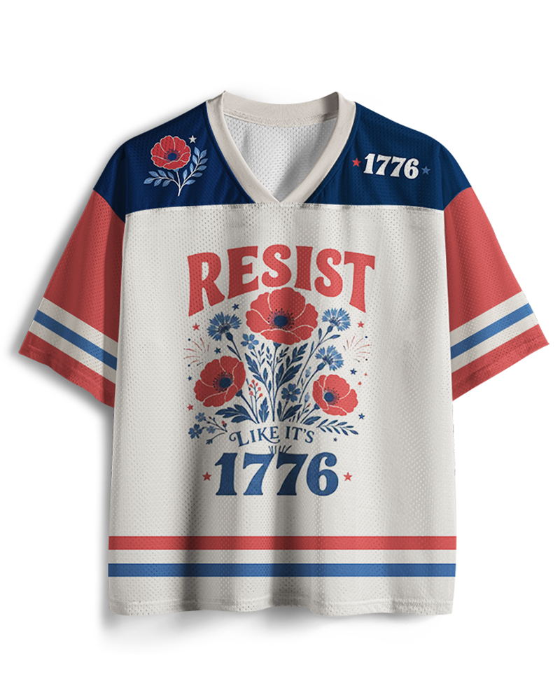 TheRetroTee USA 250th Still Resisting Vintage Mesh Jersey