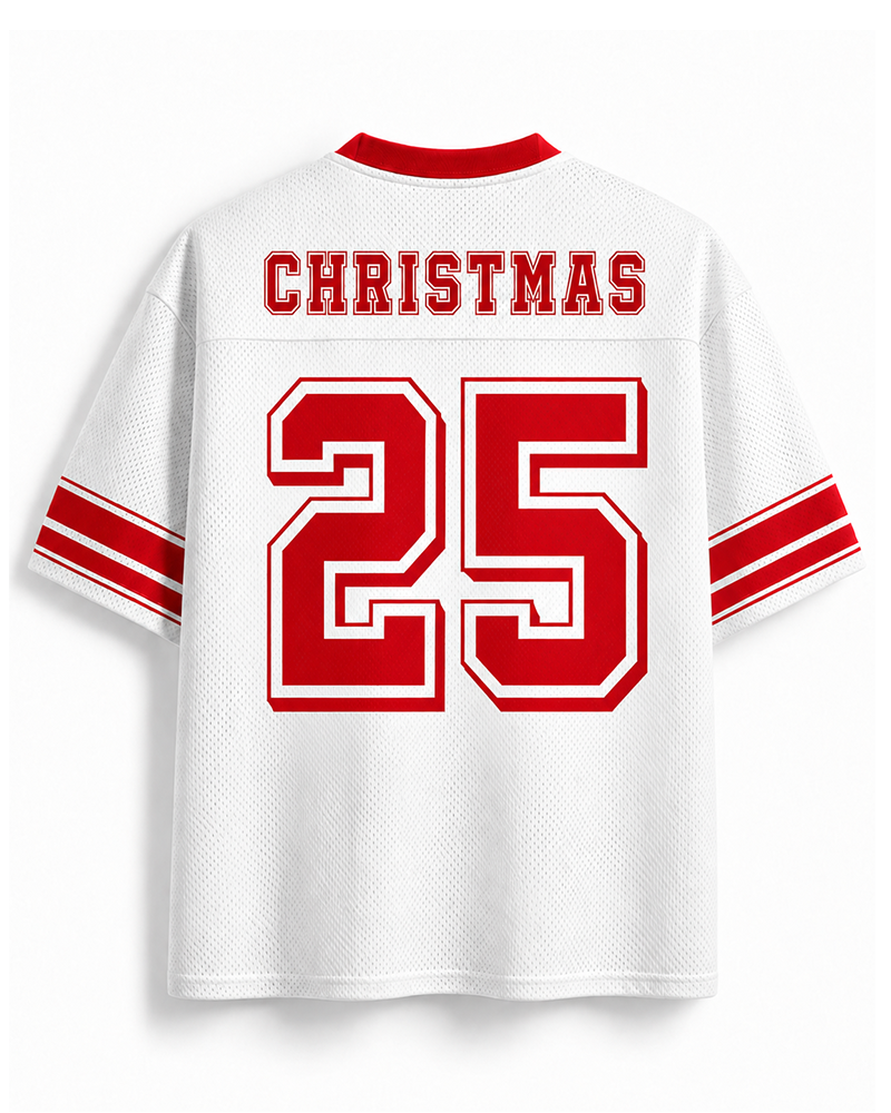 TheRetroTee Retro Christmas 25 Mesh Jersey