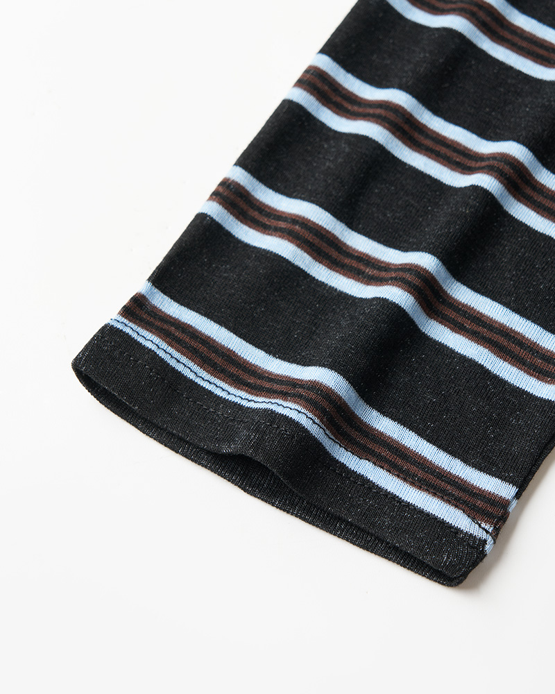 TheRetroTee Retro Heritage Striped Long Sleeve T-Shirt