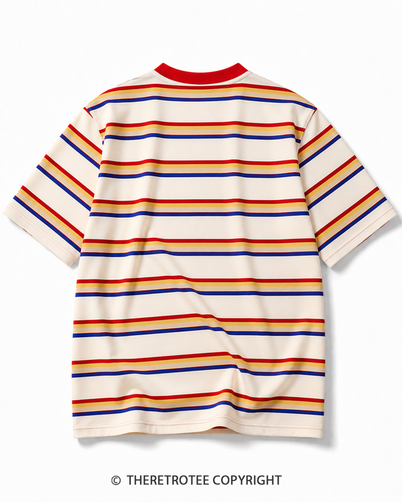 TheRetroTee WTF Happened To Music 1980s Striped Ringer T-Shirt