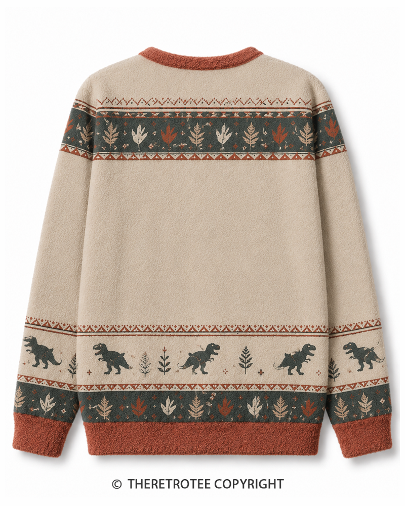TheRetroTee Jurassic DAD Pain Finds A Way 1990s Sweater