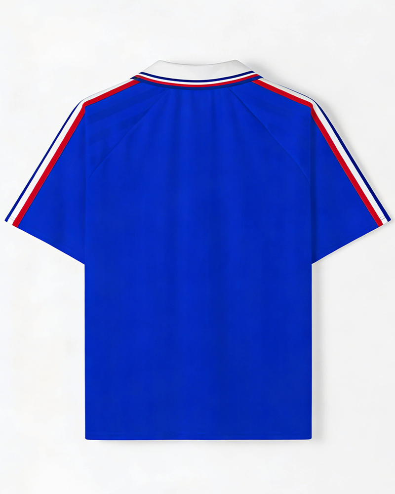 TheRetroTee Retro 1998 Royal Blue Polo Mesh Jersey