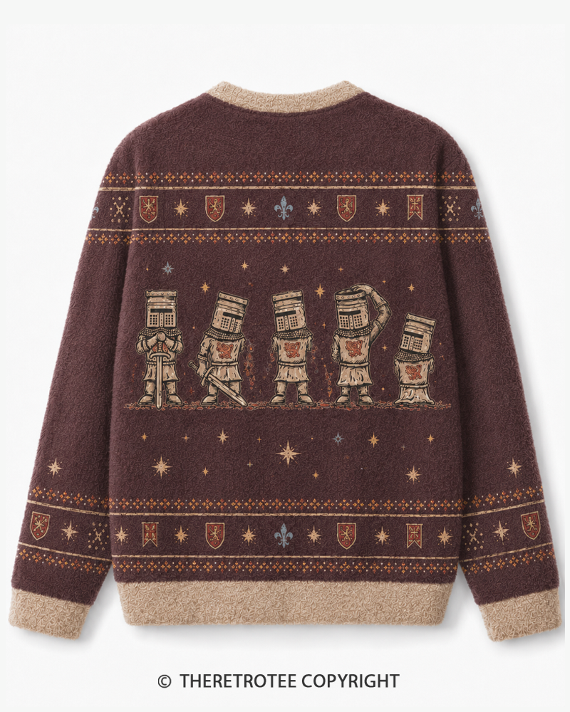 TheRetroTee Tis But A Scratch 1970s Sweater