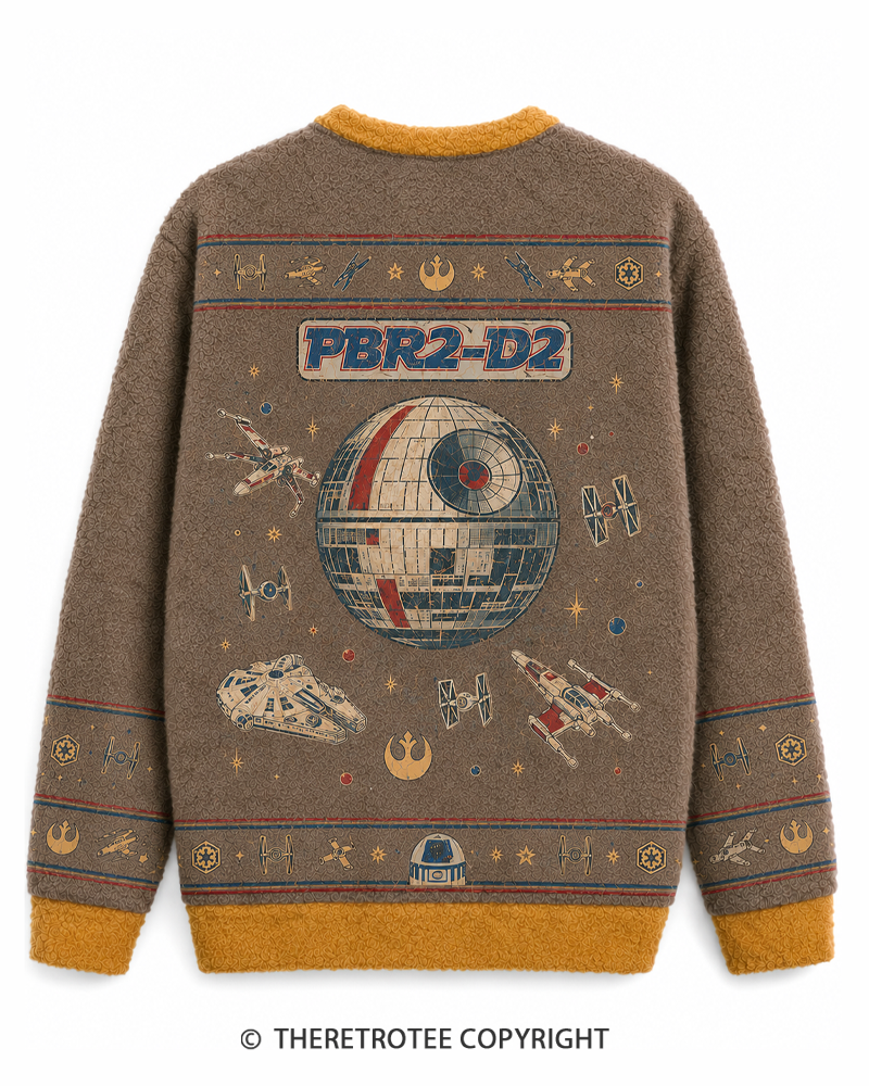 TheRetroTee I Am Your Lager 1980s Sweater