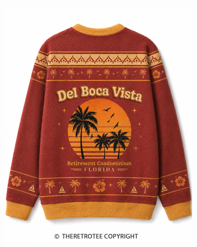 TheRetroTee Del Boca Vista 1990s Sweater