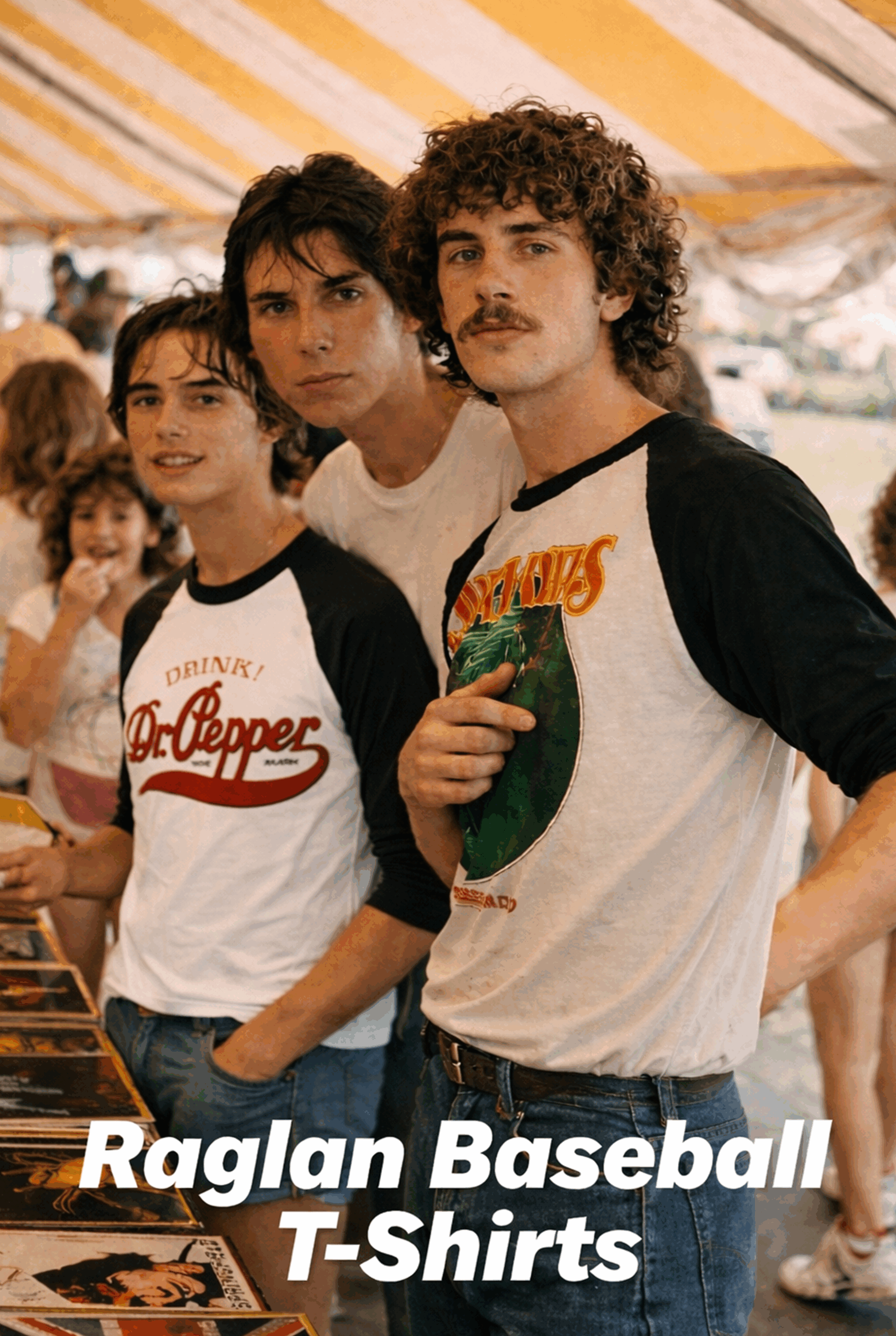 Men's Retro Raglan Baseball T-Shirt