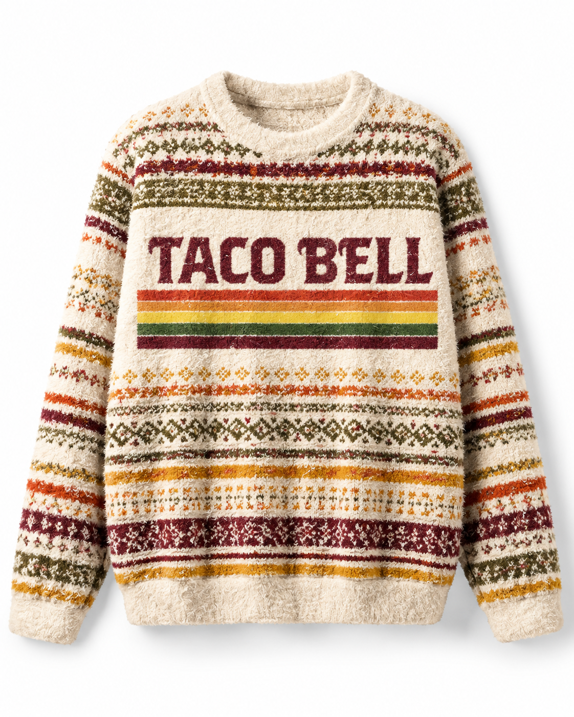 TheRetroTee Vintage Taco Paper Sweater