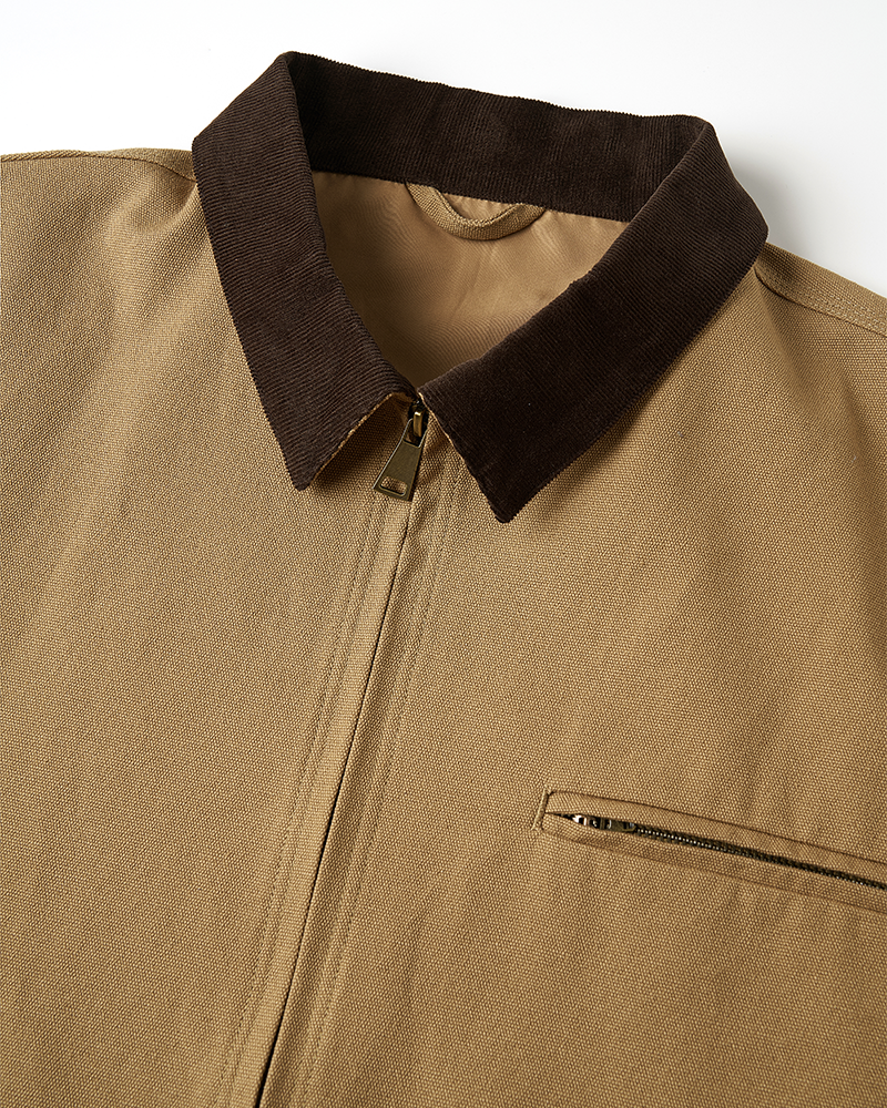 TheRetroTee 1980s Vintage Canvas Work Jacket