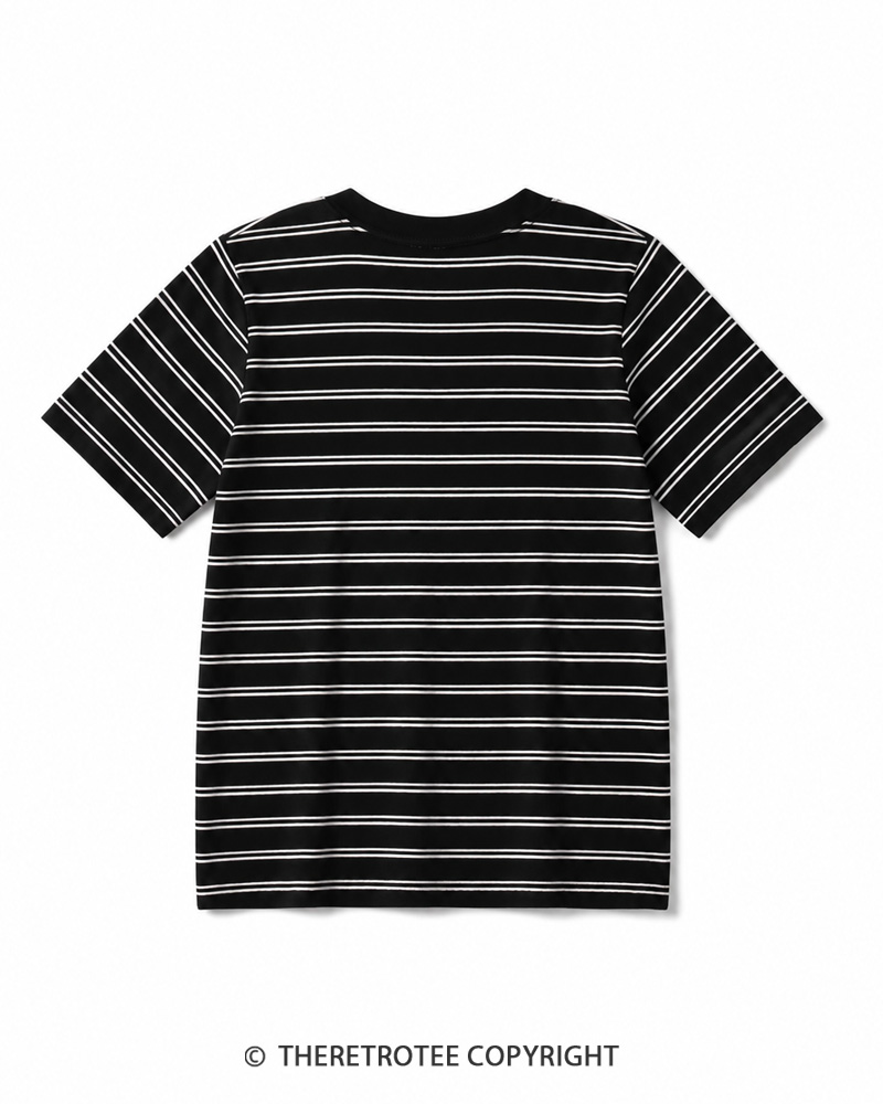 TheRetroTee 1970s Vintage Kids Striped T-Shirt