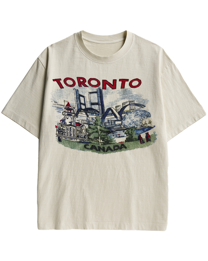 TheRetroTee 1960s Toronto souvenir Cotton T-Shirt