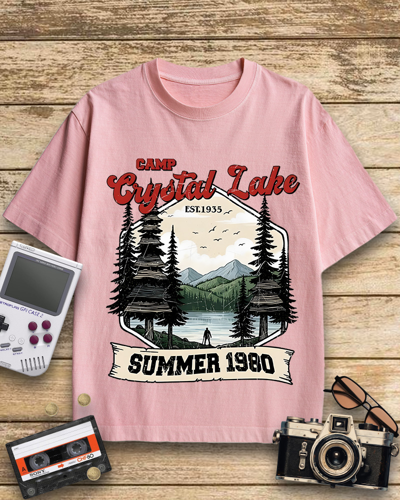 TheRetroTee Friday the 13th Jason Voorhees 1980s Cotton T-Shirt