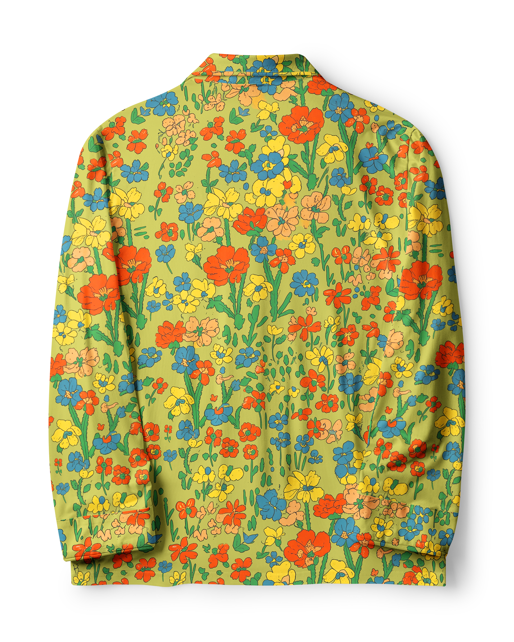 TheRetroTee Bold Pop Wildflower Vintage Pajama Set