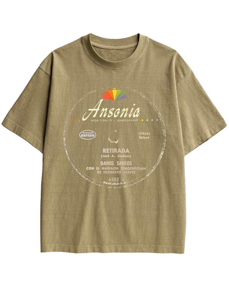 TheRetroTee Amaneci En Tus Brazos 1960s Cotton T-Shirt