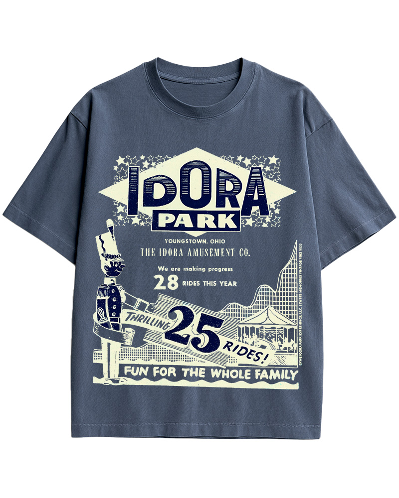 Idora Parks Thrilling 25 Rides Cotton T-Shirt