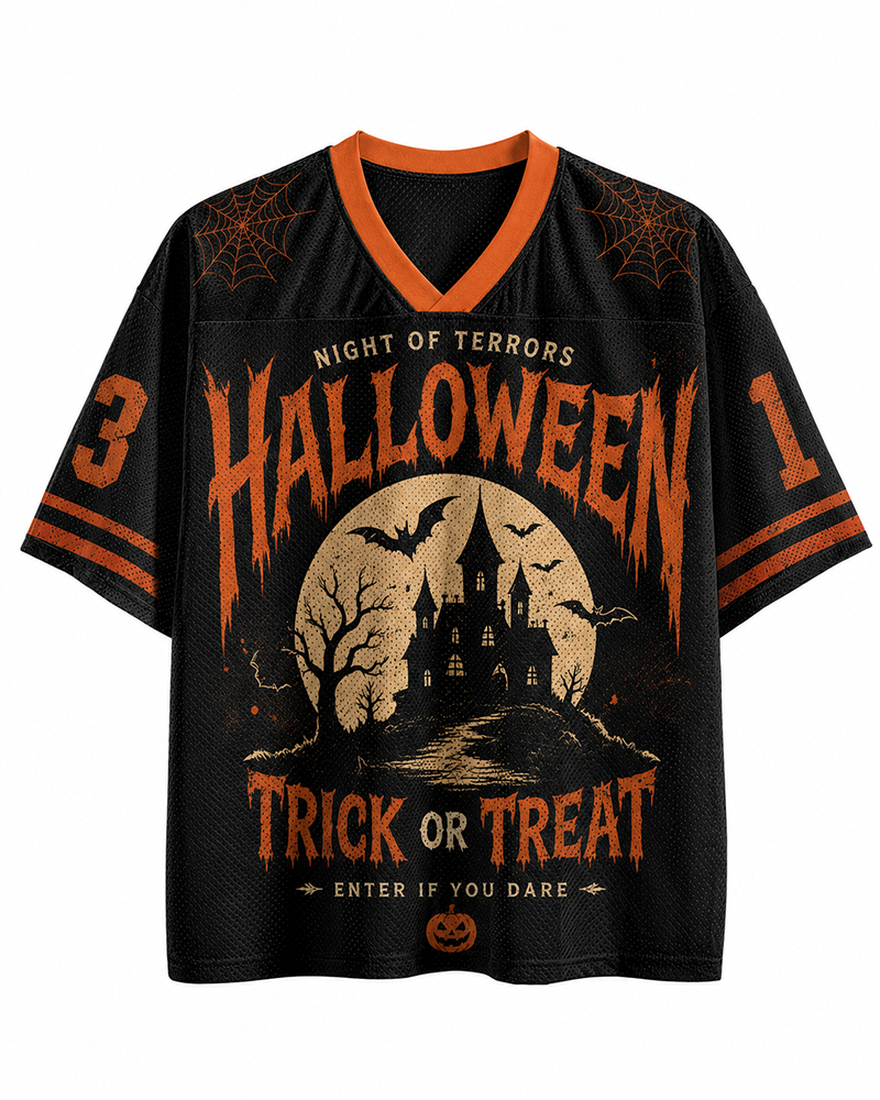 TheRetroTee Night Of Terrors Mesh Jersey