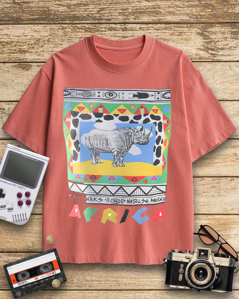 TheRetroTee South Africa Natal Park Animal Cotton T-Shirt
